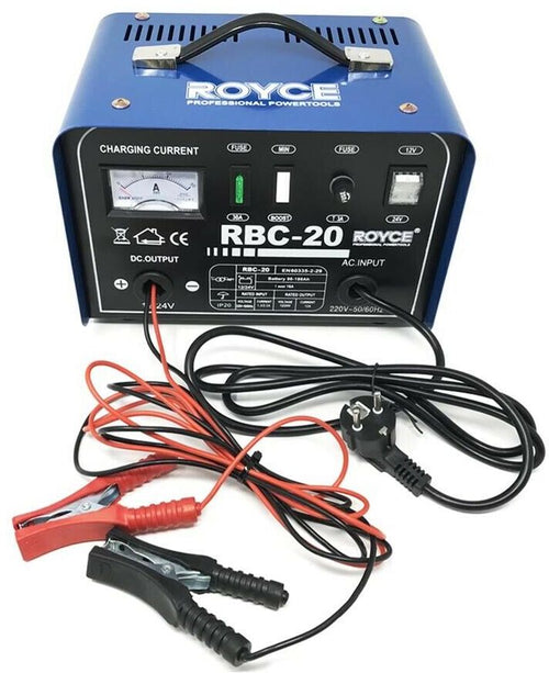 Caricabatterie Per Auto Camper 12 24 V Ricarica Carica Batteria 90 180 Ah 20 Amp Each