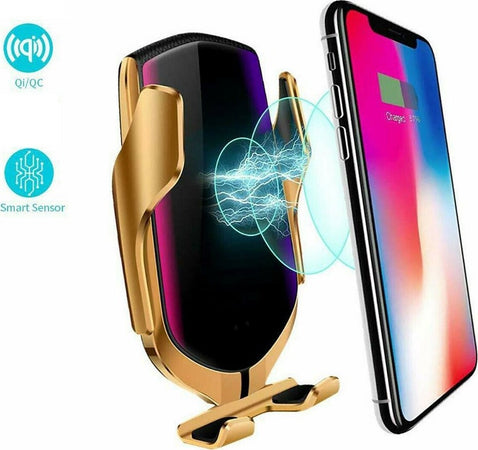 Caricabatterie Per Auto Wireless Supporto Smartphone R1 Con Sensore Di Apertura Elettronica e telefonia > Telefonia Fissa e Mobile > Supporti per Auto Trade Shop italia - Napoli, Commerciovirtuoso.it