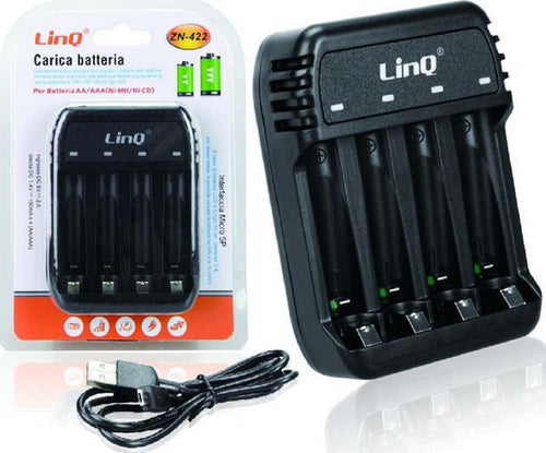 Caricabatterie Pile Telescopico 4 Slot Indicatori Led Stilo Ministilo Aa Aaa Zn-422 Elettronica/Cellulari e accessori/Accessori/Caricabatterie/Caricabatterie da auto Trade Shop italia - Napoli, Commerciovirtuoso.it