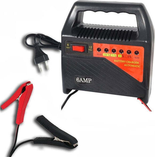 Caricabatterie-Professionale-6v-12v-Auto-Moto-Camper-Barca-6a-Caricabatteria