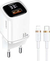 caricabatterie-usams-30W-usb-c-fast-charger-completo-di-cavo-lighting-bianco