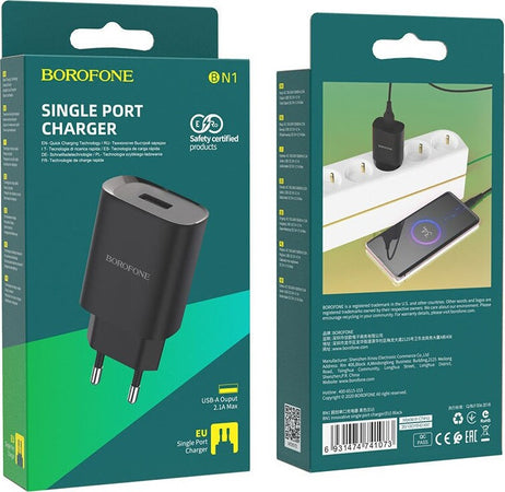 caricabatterie-usb-a-2,1A-nero