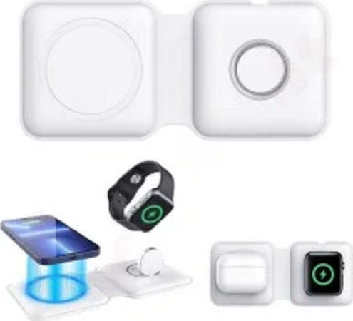 Caricabatterie Wireless Magnetico 15w 2in1 Qi Smartphone Airpods Smartwatch C3547 Elettronica/Cellulari e accessori/Accessori/Caricabatterie/Caricabatterie a induzione Trade Shop italia - Napoli, Commerciovirtuoso.it