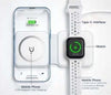 Caricabatterie Wireless Magnetico 15w 2in1 Qi Smartphone Airpods Smartwatch C3547 Elettronica/Cellulari e accessori/Accessori/Caricabatterie/Caricabatterie a induzione Trade Shop italia - Napoli, Commerciovirtuoso.it
