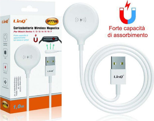 Caricabatterie Wireless Magnetico Per Watch Potenza 3w Cavo Usb 1 Metro Ip7766 Elettronica/Cellulari e accessori/Smartwatch Trade Shop italia - Napoli, Commerciovirtuoso.it
