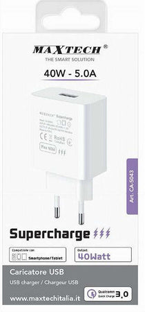 Caricatore-1-X-Usb-Da-5a-Supercharge-Caricabatterie-Adattatore-Muro-40w-Ca-s043