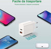 Caricatore 20w Usb A Usb C Pd 3.0 Per Iphone Xiaomi Huawei Samsung Caricabatteria Elettronica/Cellulari e accessori/Accessori/Caricabatterie/Caricabatterie da muro Trade Shop italia - Napoli, Commerciovirtuoso.it
