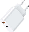 Caricatore-20w-Usb-A-Usb-C-Pd-3.0-Per-Iphone-Xiaomi-Huawei-Samsung-Caricabatteria