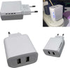 Caricatore Alimentatore Caricabatterie 18w 5v-4,8a Con Doppia Entrata Usb Q-cd10 Elettronica/Cellulari e accessori/Accessori/Caricabatterie/Caricabatterie da muro Trade Shop italia - Napoli, Commerciovirtuoso.it