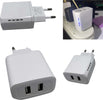 Caricatore Alimentatore Caricabatterie 18w 5v-4,8a Con Doppia Entrata Usb Q-cd10 Elettronica/Cellulari e accessori/Accessori/Caricabatterie/Caricabatterie da muro Trade Shop italia - Napoli, Commerciovirtuoso.it
