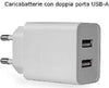 Caricatore Alimentatore Caricabatterie 18w 5v-4,8a Con Doppia Entrata Usb Q-cd10 Elettronica/Cellulari e accessori/Accessori/Caricabatterie/Caricabatterie da muro Trade Shop italia - Napoli, Commerciovirtuoso.it