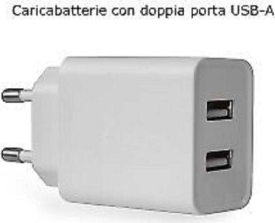 Caricatore Alimentatore Caricabatterie 18w 5v-4,8a Con Doppia Entrata Usb Q-cd10 Elettronica/Cellulari e accessori/Accessori/Caricabatterie/Caricabatterie da muro Trade Shop italia - Napoli, Commerciovirtuoso.it