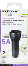 Caricatore Caricabatteria Per Auto Usb / Type-c Pd 5a Superchange 40watt Ma-c017 Elettronica e telefonia > Telefonia Fissa e Mobile > Supporti per Auto Trade Shop italia - Napoli, Commerciovirtuoso.it