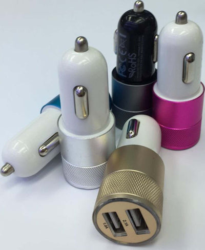 CARICATORE DA AUTO CAR ACCENDISIGARI CON 2 DUAL USB 3.1 AMPERE PER SMARTPHONE  Trade Shop italia - Napoli, Commerciovirtuoso.it