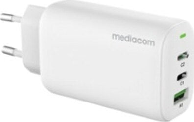 Caricatore da muro - 65 W - porta USB Type-C - nero - Mediacom Elettronica/Cellulari e accessori/Accessori/Caricabatterie/Caricabatterie portatile Eurocartuccia - Pavullo, Commerciovirtuoso.it