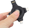 CARICATORE PER CELLULARI SMARTPHONE 4 IN 1 MULTIFUNZIONE UNIVERSALE RICARICA USB Elettronica/Cellulari e accessori/Accessori/Caricabatterie/Caricabatterie portatile Trade Shop italia - Napoli, Commerciovirtuoso.it