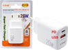 Caricatore-Rapido-Doppio-Type-C-Pd-+-Usb-Qc-3.0-Super-Fast-Charger-20w-T-8s99