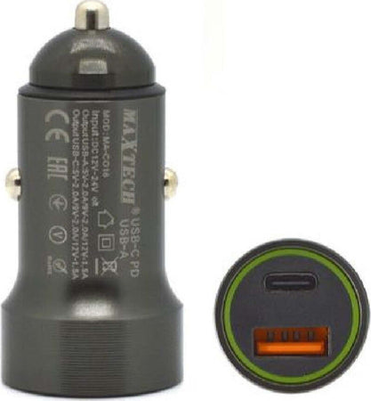 Caricatore-Type-c/usb-a-5a-Caricabatteria-Per-Auto-Potenza-Erogazione-Pd-Ma-c016