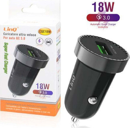 Caricatore Usb 18w Rapido Per Auto Cqc18w Caricabatterie Universale Accendisigari Elettronica/Cellulari e accessori/Accessori/Caricabatterie/Caricabatterie da auto Trade Shop italia - Napoli, Commerciovirtuoso.it
