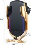 CARICATORE VELOCE AUTOMATICO BLOCCAGGIO R1 WIRELESS PER IPHONE ANDROIDE 360° 10W Elettronica/Cellulari e accessori/Accessori/Caricabatterie/Caricabatterie wireless da auto Zencoccostore - Formia, Commerciovirtuoso.it