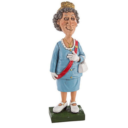 Statuetta in poliresina caricatura presepe Napoletano idea regalo h 18,5 cm