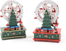 Carillon in legno con albero di Natale e ruota panoramica decorazione natalizia h 32 cm Casa e cucina/Decorazioni per interni/Addobbi e decorazioni per ricorrenze/Decorazioni natalizie/Schiaccianoci MagiediNatale.it - Altamura, Commerciovirtuoso.it