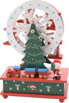 Carillon in legno con albero di Natale e ruota panoramica decorazione natalizia h 32 cm Casa e cucina/Decorazioni per interni/Addobbi e decorazioni per ricorrenze/Decorazioni natalizie/Schiaccianoci MagiediNatale.it - Altamura, Commerciovirtuoso.it