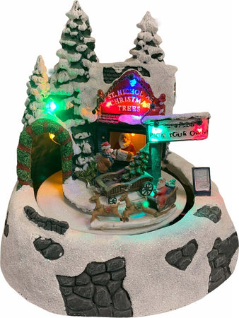 Carillon village natalizio con treno e tunnel decorazione per villaggio di Babbo Natale con luci, animazioni e suoni Casa e cucina/Decorazioni per interni/Addobbi e decorazioni per ricorrenze/Decorazioni natalizie/Oggettistica MagiediNatale.it - Altamura, Commerciovirtuoso.it