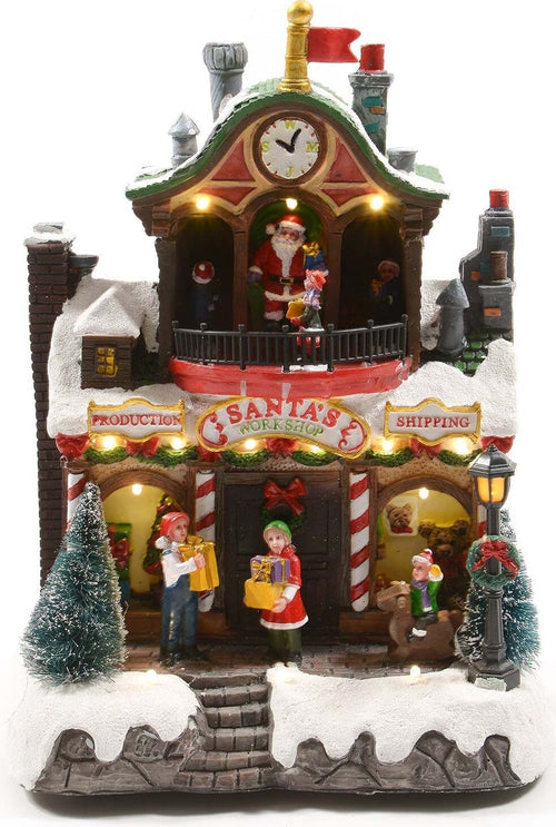 Carillon villaggio natalizio decorazione per villaggio di Babbo Natale con luci, animazioni e suoni Casa e cucina/Decorazioni per interni/Addobbi e decorazioni per ricorrenze/Decorazioni natalizie/Oggettistica MagiediNatale.it - Altamura, Commerciovirtuoso.it