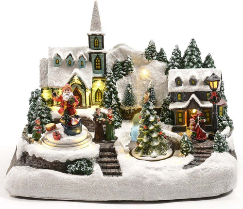 Carillon villaggio natalizio decorazione per villaggio di Babbo Natale con luci, animazioni e suoni Casa e cucina/Decorazioni per interni/Addobbi e decorazioni per ricorrenze/Decorazioni natalizie/Oggettistica MagiediNatale.it - Altamura, Commerciovirtuoso.it