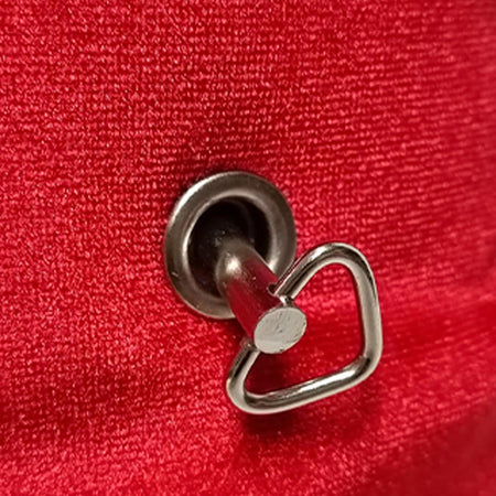 Babbo Natale con pailettes colore rosso e verde e carillon decorazione natalizia 75 cm