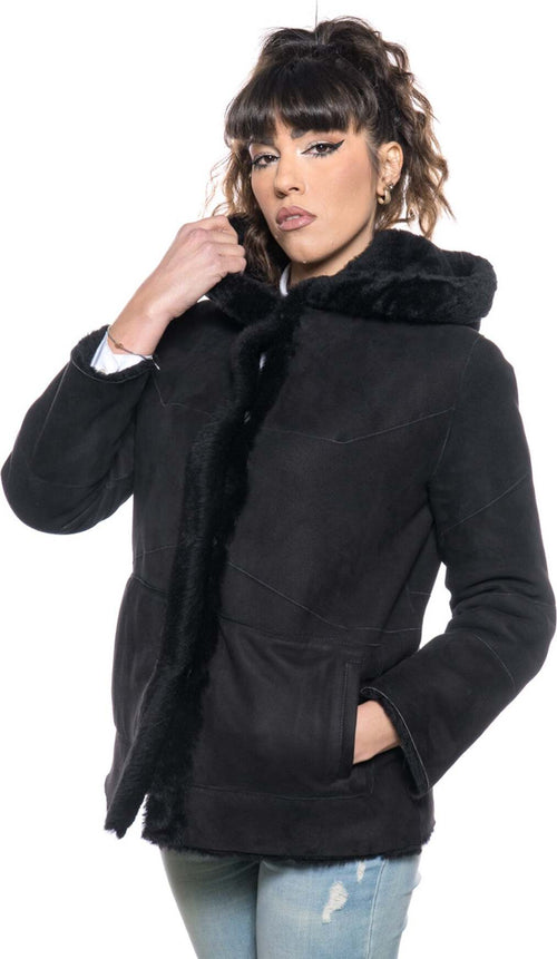 Carmen---Giacca-Donna-Nera-in-vero-montone-Shearling-Reversibile