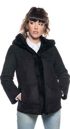 Carmen---Giacca-Donna-Nera-in-vero-montone-Shearling-Reversibile