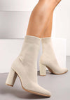 Caroline - Stivaletto elasticizzato Beige