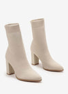 Caroline - Stivaletto elasticizzato Beige