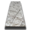 CAPPOTTO esterno - interno isolante in STYROFOAM 3D spess. 2,5cm (120x50cm) con resine e malta Carrara grezzo