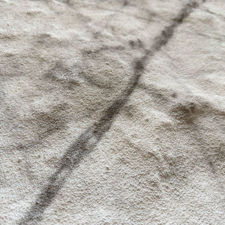 CAPPOTTO esterno - interno isolante in STYROFOAM 3D spess. 2,5cm (120x50cm) con resine e malta Carrara grezzo
