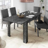 Tavolo Gliese con gambe e piano in MDF, design moderno, per arredo interno 137/185 x 90 h 76 cm