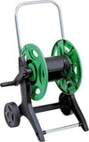 Carrello-Avvolgi-Tubo-Irrigazione-Giardino-Con-Due-Ruote-Attacco-Rapido-Standard