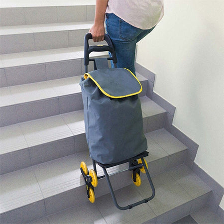 CARRELLO BORSA PORTA SPESA SALISCALE LEGGERO A 3 RUOTE PER LATO PORTATA 36KG  Trade Shop italia - Napoli, Commerciovirtuoso.it