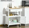 Carrello-Cucina-con-Cassetto-Armadietto-e-Scaffale,-Carrellino-Portavivande-con-Piano-in-Bambù-e-4-Ruote,-Bianco-TY8801-215TY8