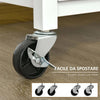Carrello-Cucina-con-Cassetto-Armadietto-e-Scaffale,-Carrellino-Portavivande-con-Piano-in-Bambù-e-4-Ruote,-Bianco-TY8801-215TY8
