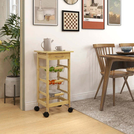 Carrello-Cucina-con-Ruote,-Cassetto-e-3-Cestini-a-Rete-Metallica,-37x37x76cm,-Colore-Legno-TR6801-350V00NDTR6