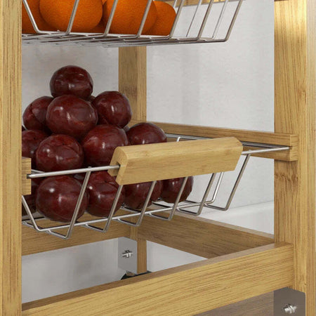 Carrello-Cucina-con-Ruote,-Cassetto-e-3-Cestini-a-Rete-Metallica,-37x37x76cm,-Colore-Legno-TR6801-350V00NDTR6