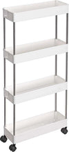 Carrello Cucina Multiuso Bianco 4 Ripiani Rotelle Girevoli Portaoggetti Scaffale Casa e cucina/Organizzazione interni/Contenitori e barattoli da cucina/Portaoggetti e supporti/Carrelli con cassetti Zencoccostore - Formia, Commerciovirtuoso.it