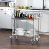 Carrello-da-Cucina-2-Ripiani-con-Ruote-in-Acciaio-Inox-71x41x81cm,-Argento-ER4801-076ER4