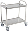 Carrello-da-Cucina-2-Ripiani-con-Ruote-in-Acciaio-Inox-71x41x81cm,-Argento-ER4801-076ER4