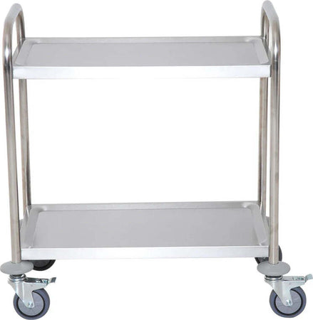 Carrello-da-Cucina-2-Ripiani-con-Ruote-in-Acciaio-Inox-71x41x81cm,-Argento-ER4801-076ER4