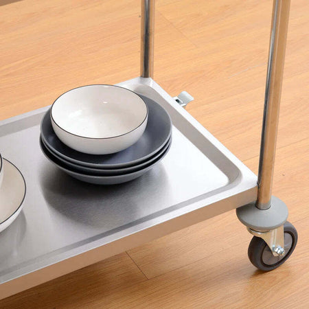 Carrello-da-Cucina-2-Ripiani-con-Ruote-in-Acciaio-Inox-71x41x81cm,-Argento-ER4801-076ER4