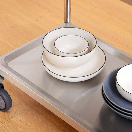 Carrello-da-Cucina-2-Ripiani-con-Ruote-in-Acciaio-Inox-71x41x81cm,-Argento-ER4801-076ER4